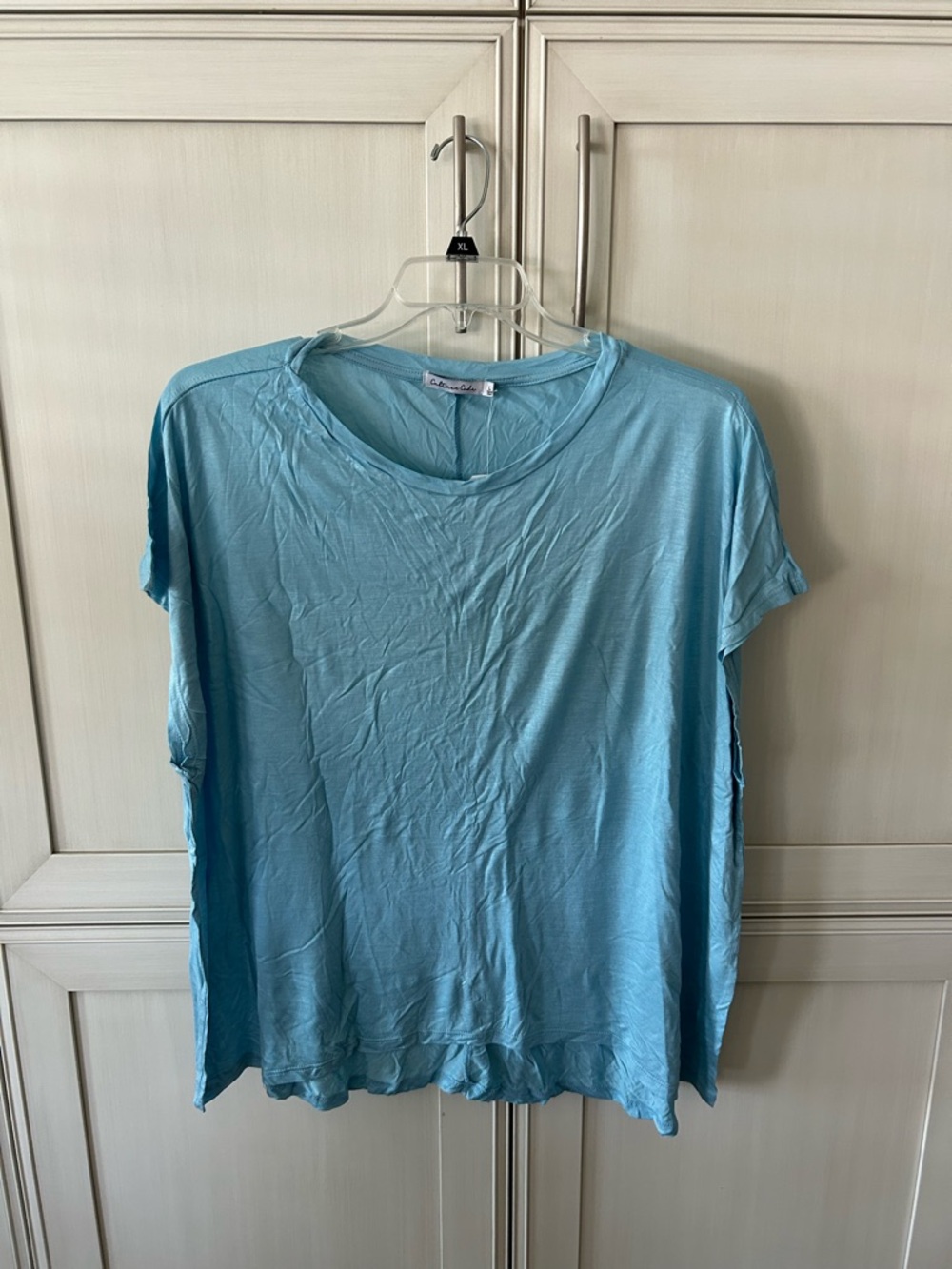 Culture Club Light Blue Relaxed Crewneck Tee